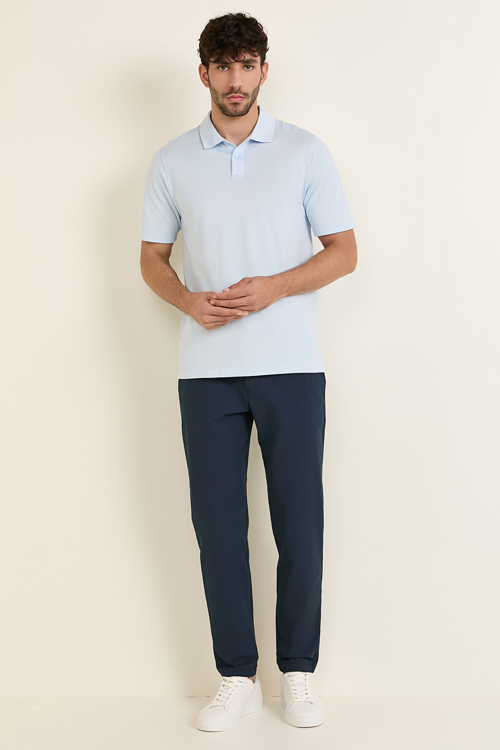 Classic-Fit Pique Short-Sleeve Polo Shirt